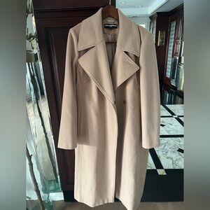COPY - Used Karl Lagerfeld Beige Coat 
Size L  Good Condition